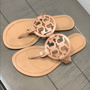 Tory Burch Leather Miller Sandals